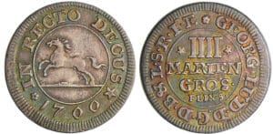 Allemagne - Braunschweig-Calenberg-Hannover - 4 Mariengroschen Feinsilber 1700 (Clausthal)