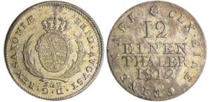 Allemagne - Sachsen - Friedrich August I (1806-1827) - 1/12 de taler 1812 SGH