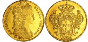 Brésil -  Maria I (1786-1805) - 6400 Reis 1791 (Rio)