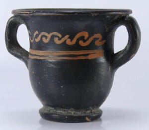 Grande Grèce - Italie - Cratère en terre cuite - 4ème siècle av. J.-C.