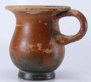 Grande Grèce - Olpé en terre cuite - 400 / 300 av. J.-C. Grande Grèce - Olpé en terre cuite - 400 / 300 av. J.-C.