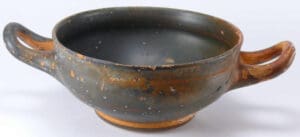 Grande Grèce - Coupe à 2 anses en terre cuite - 400 av. J.-C.