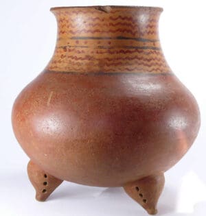 Précolombien - Guanacaste - Nicoya - Pot tripode en terre cuite - 500-1000