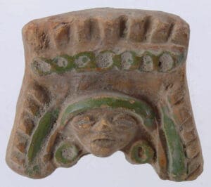 Maya - Mexique - Teotihuacan - Tête en terre cuite - 200-500 Maya - Mexique - Teotihuacan - Tête en terre cuite - 200-500