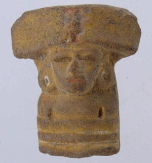 Maya - Mexique - Teotihuacan - Tête en terre cuite - 200-500 Maya - Mexique - Teotihuacan - Tête en terre cuite - 200-500