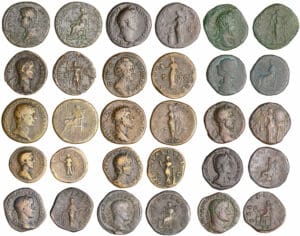 Lot de 15 sesterces Lot de 15 sesterces