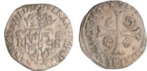 Henri III (1574-1589) - Douzain du Dauphiné - 1er type - 1576 Z (Grenoble) Henri III (1574-1589) - Douzain du Dauphiné - 1er type - 1576 Z (Grenoble)