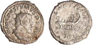 Postume - Antoninien (260-5, Cologne) - Galère Postume - Antoninien (260-5, Cologne) - Galère