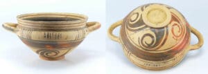 Grèce - Skyphos en terre cuite - 4ème-3ème  siècle av. J.-C.
