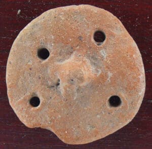 Mésopotamie - Jeton de jeu en terre cuite - 1er mill. av. J.-C.