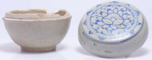 Vietnam - Dynastie Ming - Boite à parfums - Provenant de l'épave du Hoï An. XVème siècle Vietnam - Dynastie Ming - Boite à parfums - Provenant de l'épave du Hoï An. XVème siècle