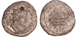 Postume - Antoninien (260-5, Cologne) - Galère