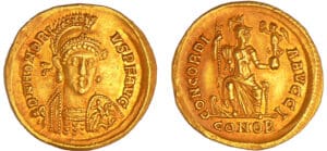 Honorius - Solidus (Constantinople) Honorius - Solidus (Constantinople)