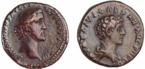 Antonin le Pieux et Marc Aurèle - Denier (140, Rome) Antonin le Pieux et Marc Aurèle - Denier (140, Rome)