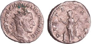 Volusien - Antoninien (251-252, Milan) - La Piété Volusien - Antoninien (251-252, Milan) - La Piété