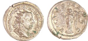 Trébonien Galle - Antoninien (253, Rome) - La Victoire Trébonien Galle - Antoninien (253, Rome) - La Victoire