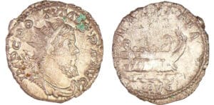 Postume - Antoninien (260-5, Cologne) - Galère