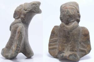 Précolombien - Equateur, culture La Tolita - Statuette en terre cuite - 500 av / 500 ap.  J.-C.