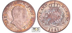 Allemagne - Bayern - Maximilian I (1806-1825) - 6 kreuzer 1825 Allemagne - Bayern - Maximilian I (1806-1825) - 6 kreuzer 1825