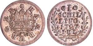 Allemagne - Hamburg - Schilling 1727