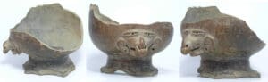 Précolombien - Equateur, Manabi, Monteno - Fragment de brûle parfums en terre cuite - 800 / 1500 ap. J.-C.