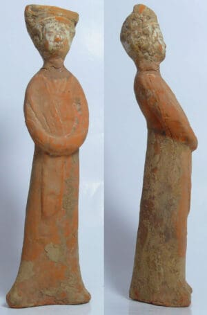Chine  - Tang  - Statuette en terre cuite - 618 / 907 ap. J.-C.