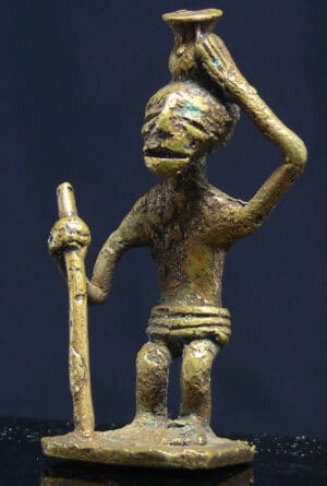 Afrique - Côte d'Ivoire et Ghana, Akan - Poids en bronze servant à peser l'or - 1ère moitié du XXe siècle Afrique - Côte d'Ivoire et Ghana, Akan - Poids en bronze servant à peser l'or - 1ère moitié du XXe siècle