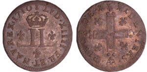 Louis XIV (1643-1715) - XXX deniers aux deux L couronnés - 1710 AA (Metz)