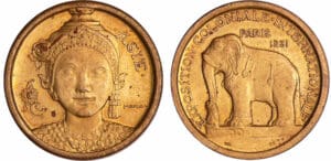 Médaille Exposition Coloniale Internationale - Asie, 1931, Morlon