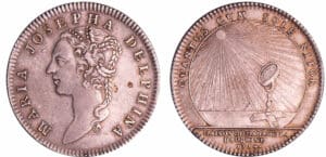 France - Jeton en argent - Dauphiné, Marie-Josèphe de Saxe, dauphine, 1754