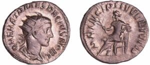 Hérennius - Antoninien (251, Rome) - Apollon