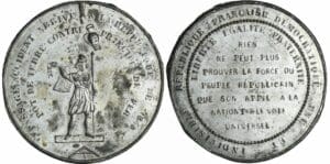 France - Médaille politique - Satirique sur l'éléction du président