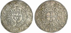 France - Charles VI (1380-1422) - Gros aux lis - Rouen ou Saint-Lô