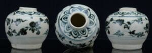 Vietnam - Dynastie Ming - Jarre en porcelaine - 15ème siècle