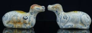 Vietnam - Dynastie Ming - Compte gouttes "vache" en porcelaine - 15ème siècle