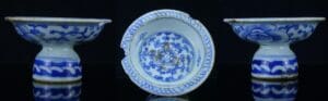 Chine - Coupe piédouche en porcelaine