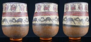 Précolombien - Nasca - Vase en terre cuite - 400 / 700 ap. J.-C.