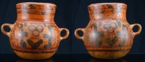 Précolombien - Guatémala - Maya - Pot en terre cuite - 1000 / 1400 ap. J.-C.