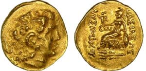 Royaume de Thrace - Lysimaque - Statère (297-281 av. J.-C.) Royaume de Thrace - Lysimaque - Statère (297-281 av. J.-C.)