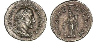 Maximin 1er - Denier (238, Rome) - La Providence