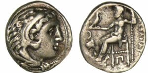 Macédoine - Alexandre III - Drachme à l'Héraclès (336-323 av. J.-C.) Macédoine - Alexandre III - Drachme à l'Héraclès (336-323 av. J.-C.)