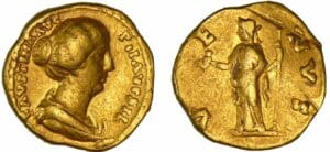 Faustine jeune - Aureus (161-175, Rome) - Vénus Faustine jeune - Aureus (161-175, Rome) - Vénus