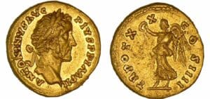 Antonin le Pieux - Aureus (157, Rome) - La Victoire Antonin le Pieux - Aureus (157, Rome) - La Victoire