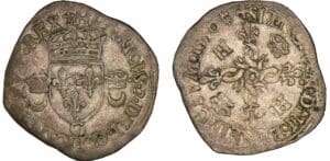 Henri II (1547-1559) - Douzain aux croissants - 1550 G (Poitiers)
