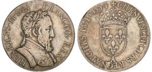 Henri II (1547-1559) - Teston au buste lauré - 1er type - 1554 A (Paris)