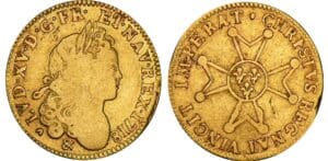 Louis XV (1715-1774) - Louis d’or à la croix du Saint-Esprit - 1718 & (Aix)
