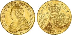 Louis XV (1715-1774) - Louis d’or aux lunettes - 1726 A (Paris)