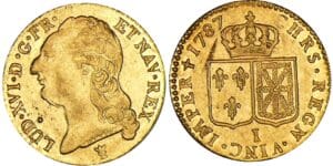 Louis XVI (1774-1792) - Louis d’or au buste nu - 1787 I (Limoges) 2ème sem