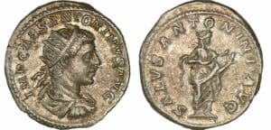 Elagabal - Antoninien (218-9, Rome) - La Santé Elagabal - Antoninien (218-9, Rome) - La Santé