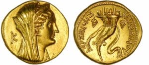 Royaume Lagide - Ptolémée VI - Octodrachme d’or (180-145 av. J.-C.) Royaume Lagide - Ptolémée VI - Octodrachme d’or (180-145 av. J.-C.)